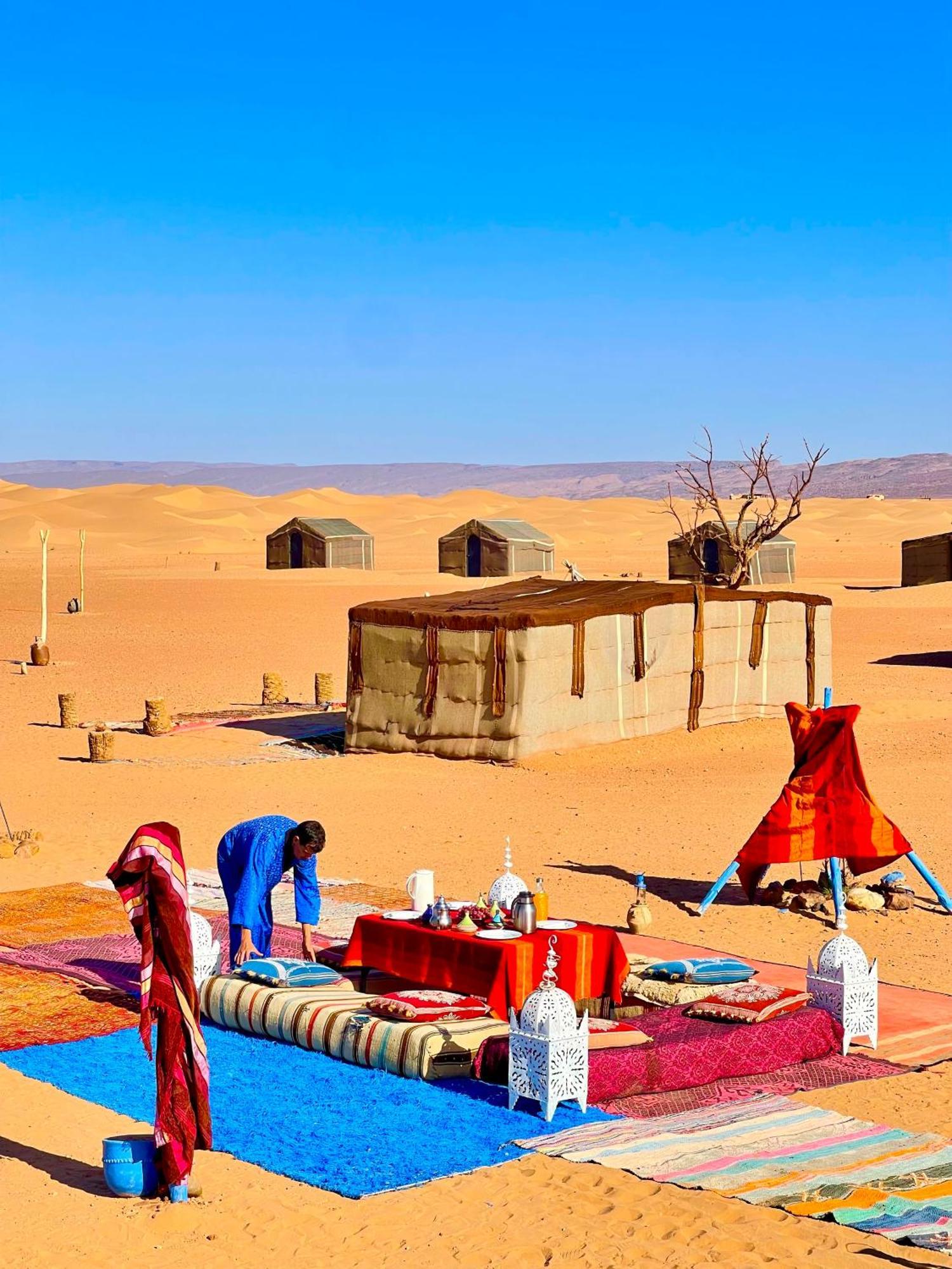 Mhamid Sahara Camp Activities - Le Chant Du Sable M'Hamid El Ghizlane Exterior foto